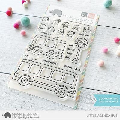 Mama Elephant Clear Stamps - Little Agenda Bus